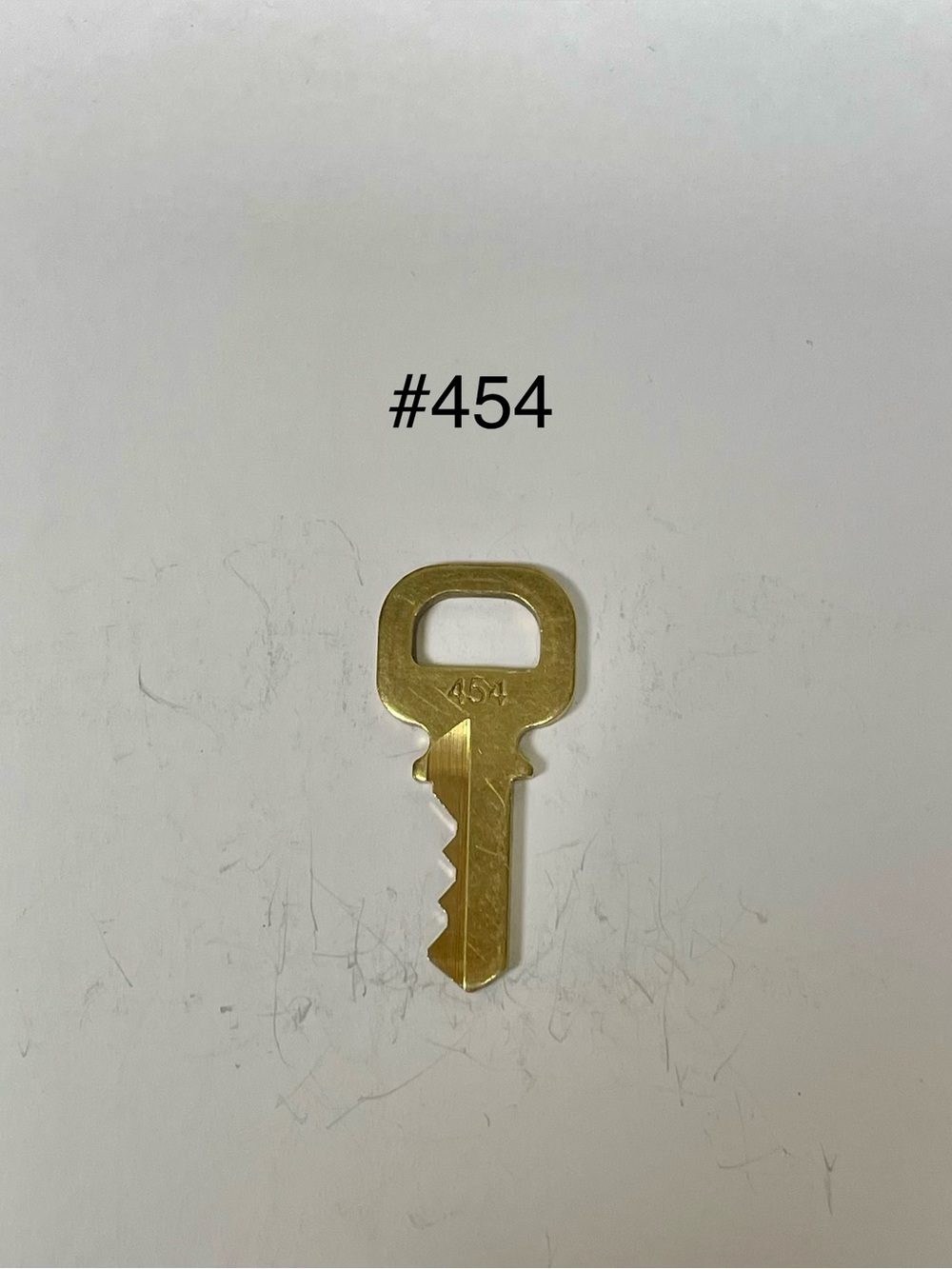 Louis Vuitton Gold Tone Key #454